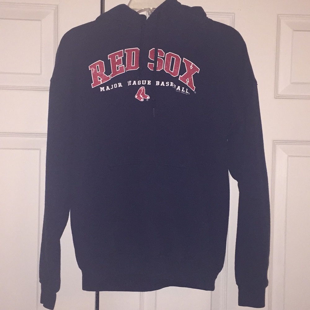 Boston Red Sox hoodie.